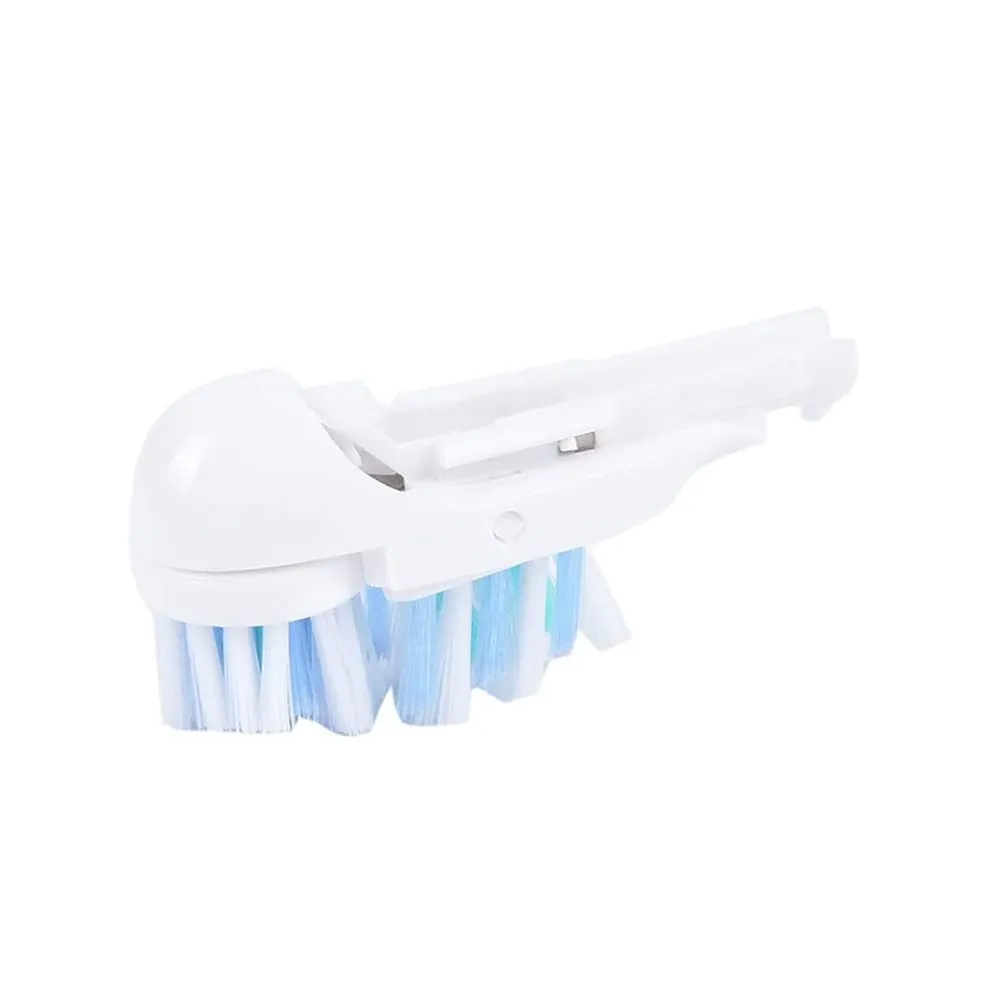 20Pcs Electric Oral Toothbrush Replacements Heads Dual Cross Action Clean Attachments Sensitive Brush Refill Rotating Sets 3D White Fit for Oral B 4732 3733 4734