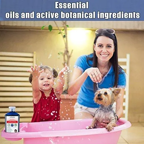 Arava Natural Medicated Dog Shampoo - Antibacterial Antifungal Anti Yeast Anti Itch Dog Shampoo - Healthy Skin & Coat - First Aid in Hot Spots Ringworm Scrapes Abrasions & Dermatologic Infections