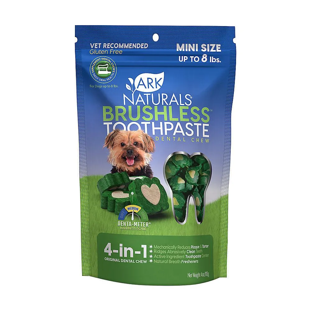 Ark Naturals Brushless Toothpaste Dog Dental Treats