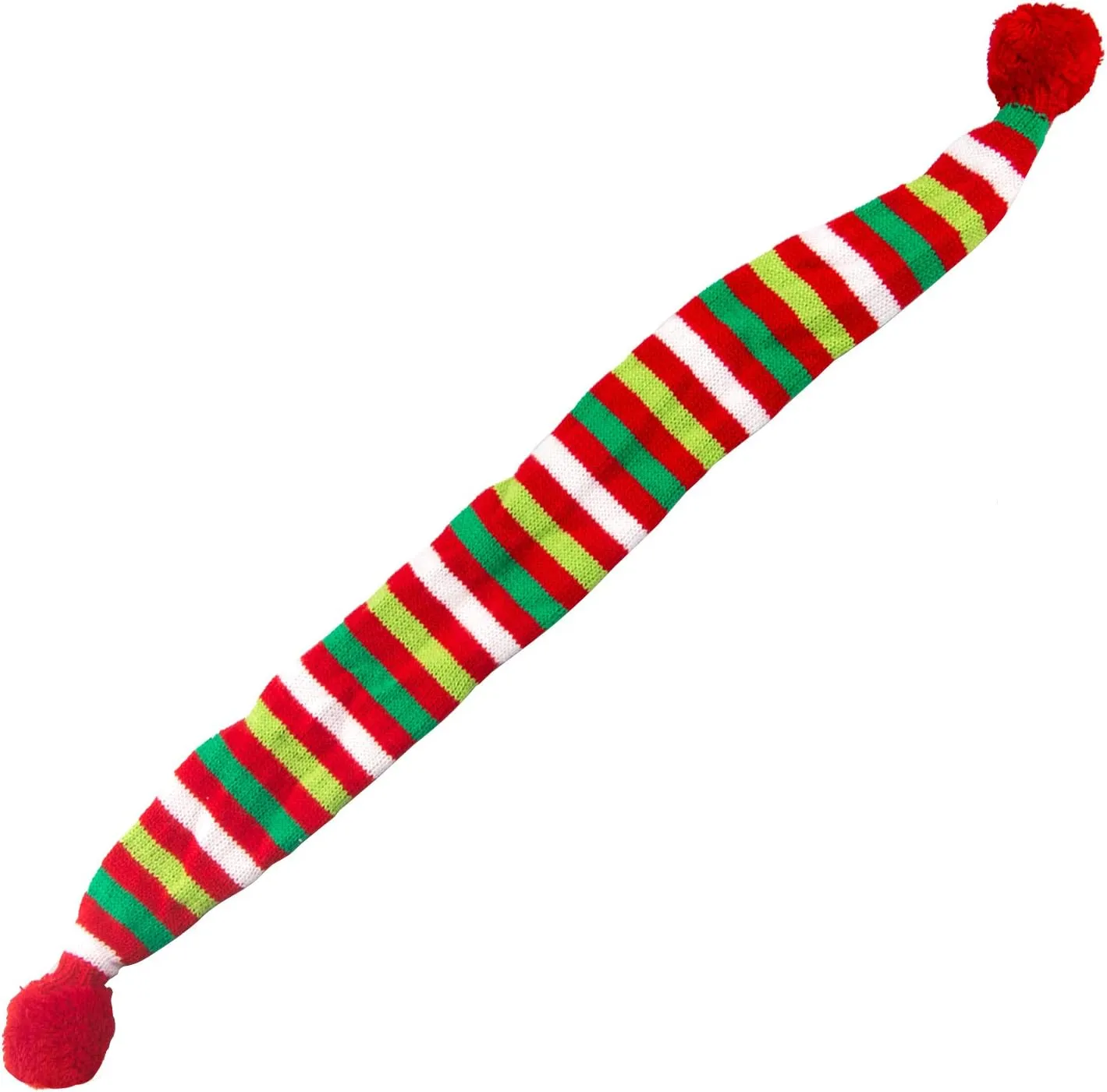 Christmas Pet Dog Scarf Bandana Red-White-Green Striped Knitted Neck Warmer Xmas Holiday Puppy Cat Costume Supplies
