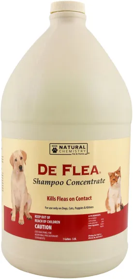 DeFlea Concentrated Shampoo for Pets, Gallon