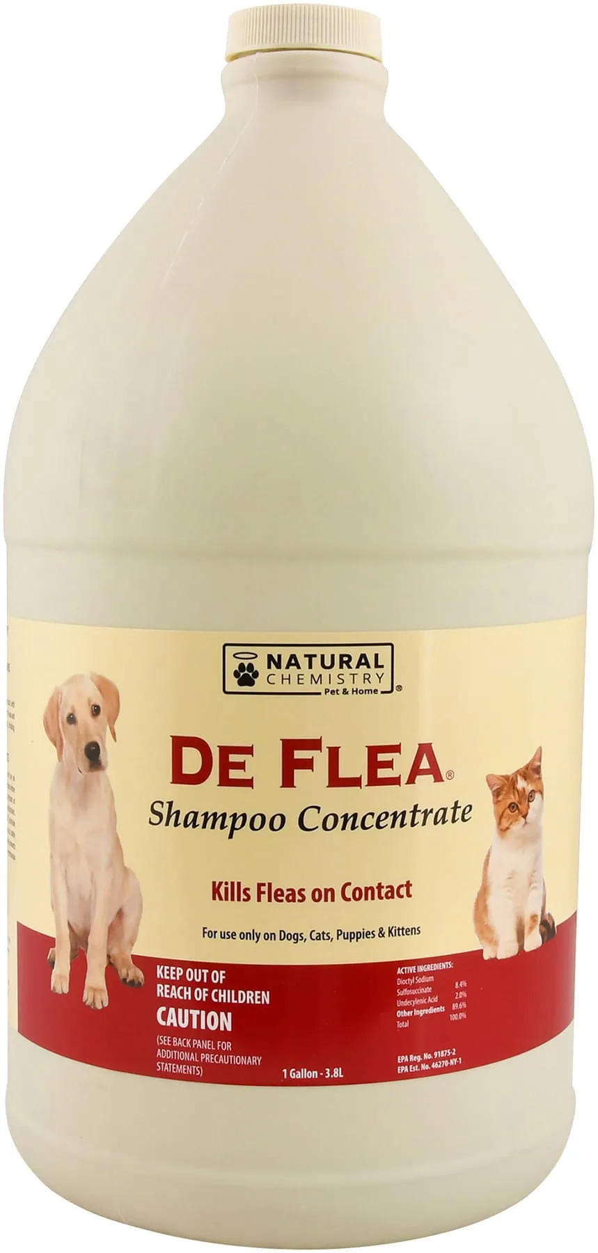 DeFlea Concentrated Shampoo for Pets, Gallon