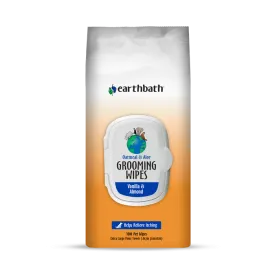 Earthbath Grooming Wipes - Oatmeal & Aloe For Dogs & Cats