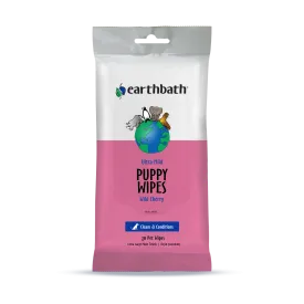 Earthbath Ultra Mild Puppy Wipes - 30 count