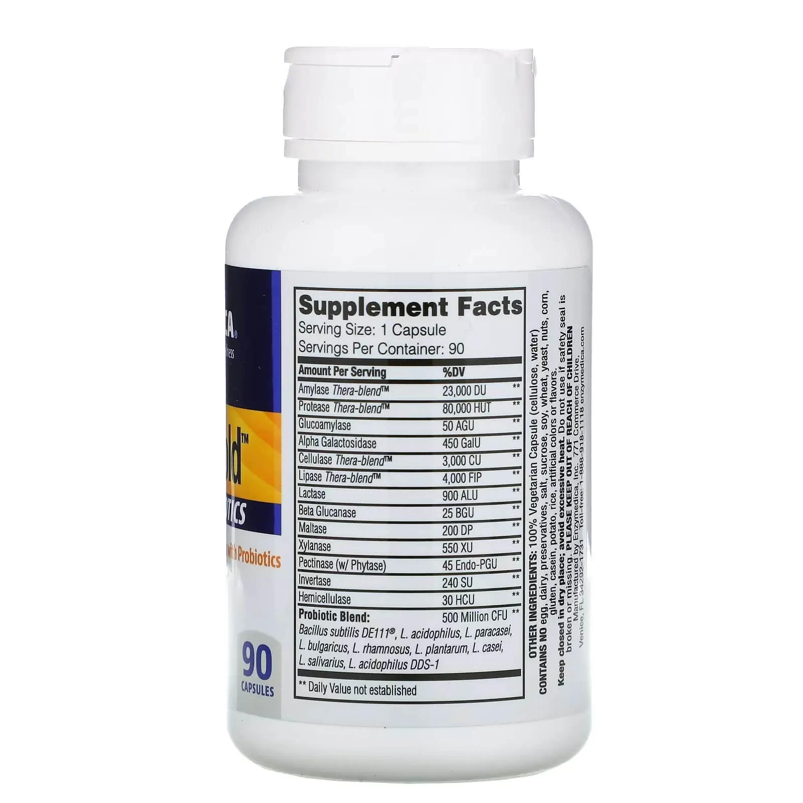 Enzymes Digest Gold   Probiotics 90 capsules, Enzymedica