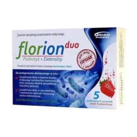 Florion Duo Probiotic   Electrolytes x 5 servings of 6.4g (10 sachets)