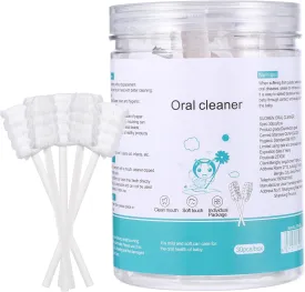 Hemoton 30Pcs Oral Cleaning Gauze Toothbrush for Newborns Gentle Mouth for Boys