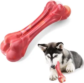 Indestructible Dog Toys for Aggressive Chewers Medium Breed, Tough Dog Chew Bones for Aggressive chewers, Interactive Nylon Chew Bones Toys for Boredom, Best Gifts