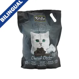 Kit Cat® Classic® Crystal Silica Cat Litter Charcoal Unscented SALE