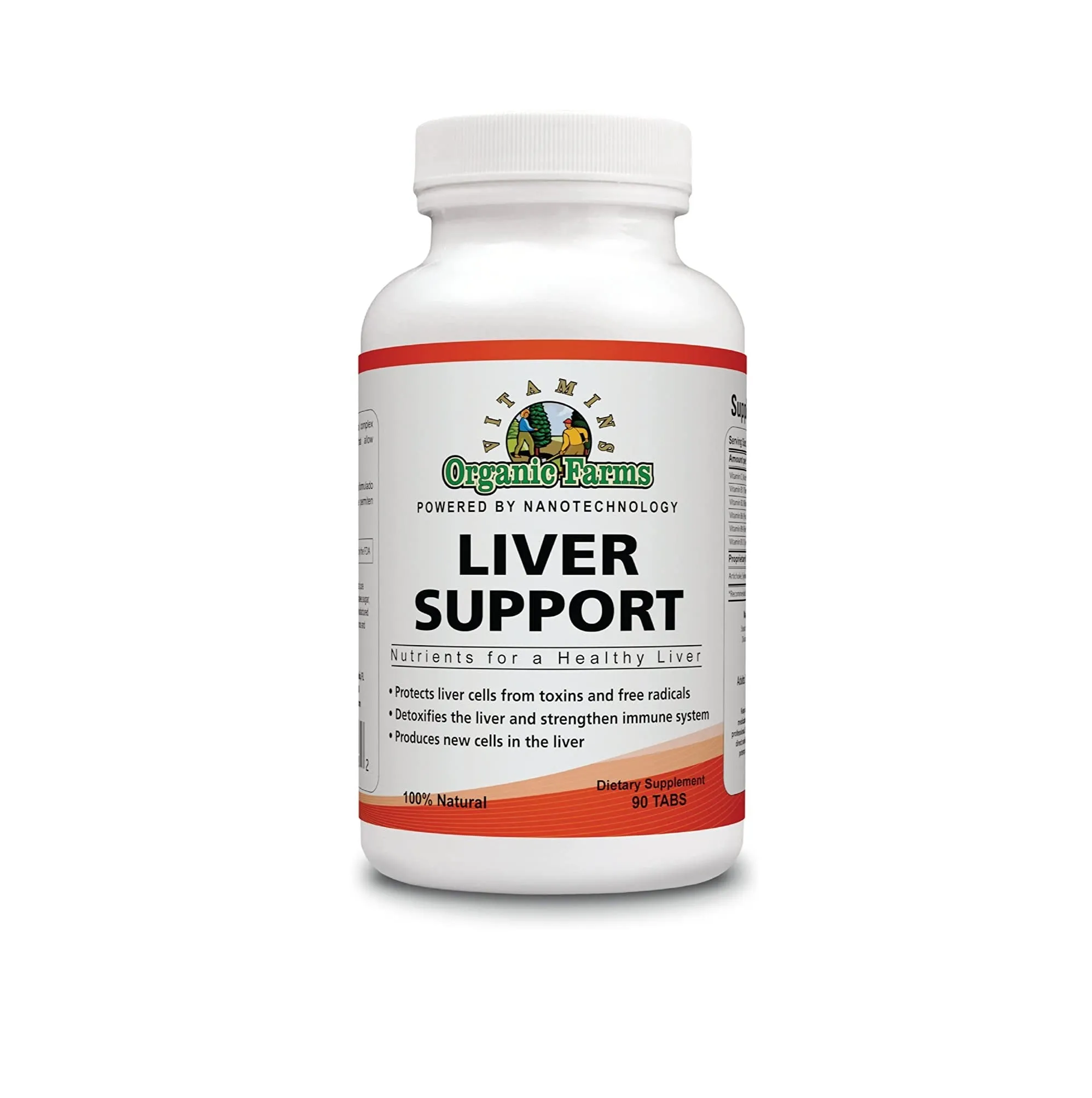 Liver Support - Nutrients for a Healthy Liver - 90 Tablets - 100% Natural Dietary Supplement