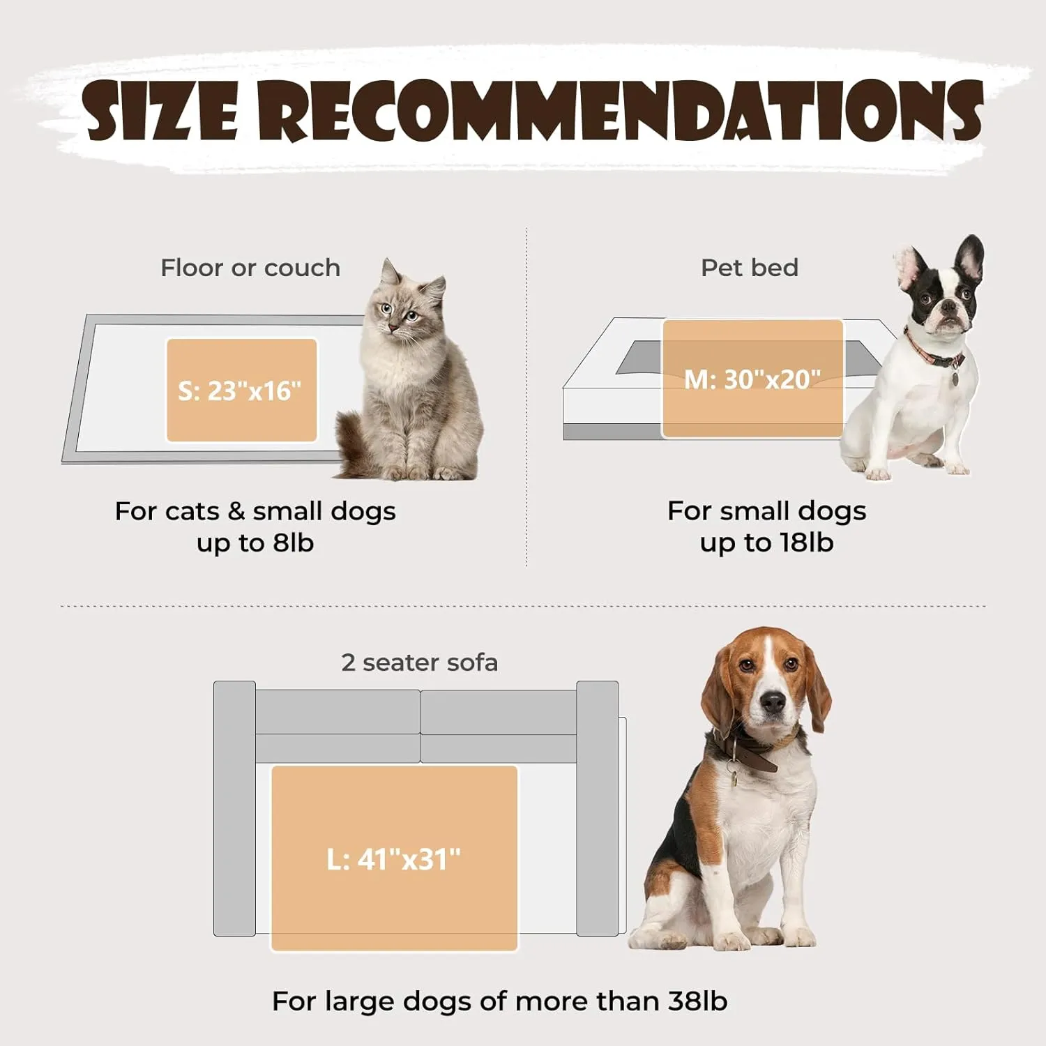 Luciphia 1 Pack 3 Blankets Fluffy Premium Fleece Pet Blanket Flannel Paw Printed Throw for Dog Cat Grey Paw Small(23"x16",Pack of 3)