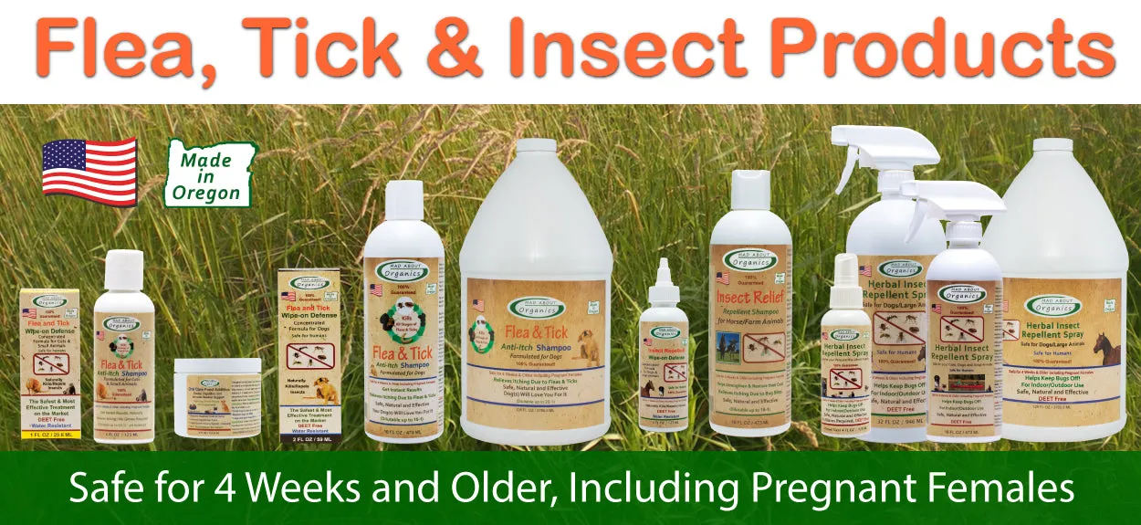 MAD ABOUT ORGANICS Flea and Tick Anti- Itch Dog Shampoo