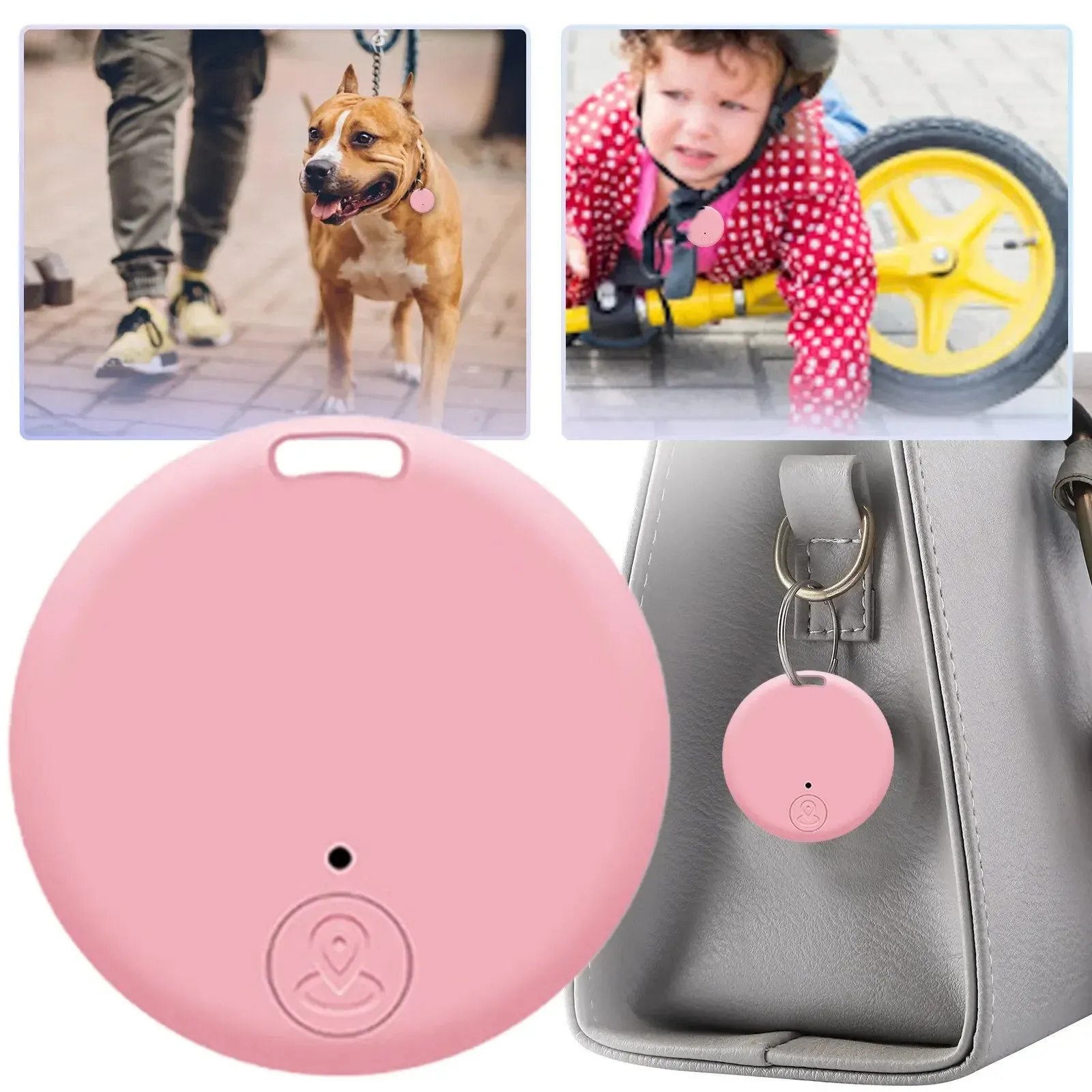 Mini GPS Tracker - Bluetooth 5.0 Anti-Lost Device for Pets, Kids & Bags