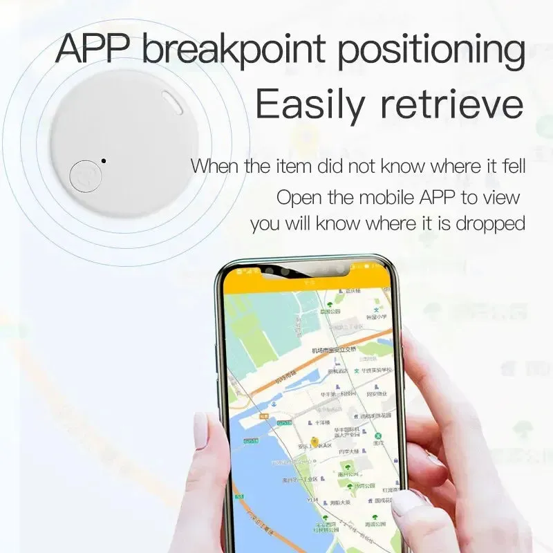 Mini GPS Tracker - Bluetooth 5.0 Anti-Lost Device for Pets, Kids & Bags