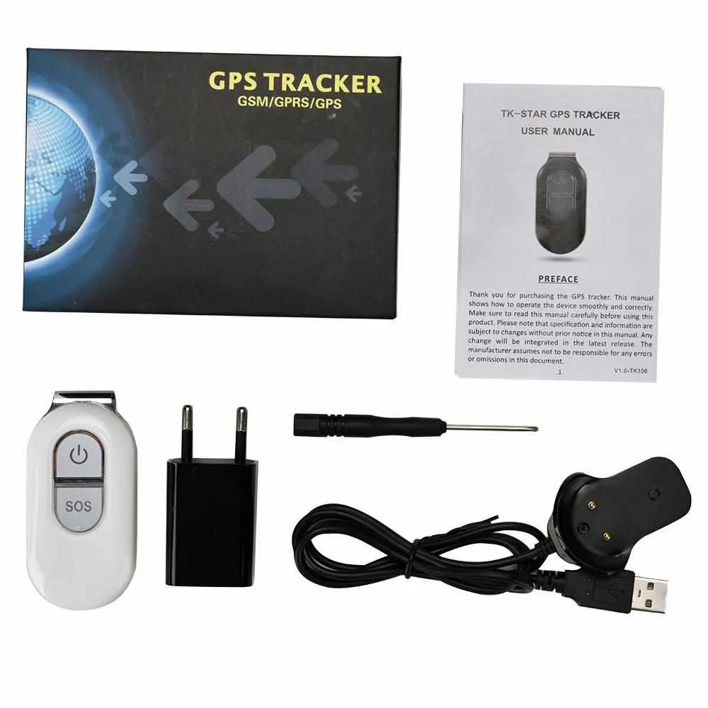 Mini Waterproof GSM GPS Tracker For child Pets Vehicle with Personal SOS