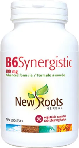 New Roots B6 Synergistic (100mg) (90 VCaps)