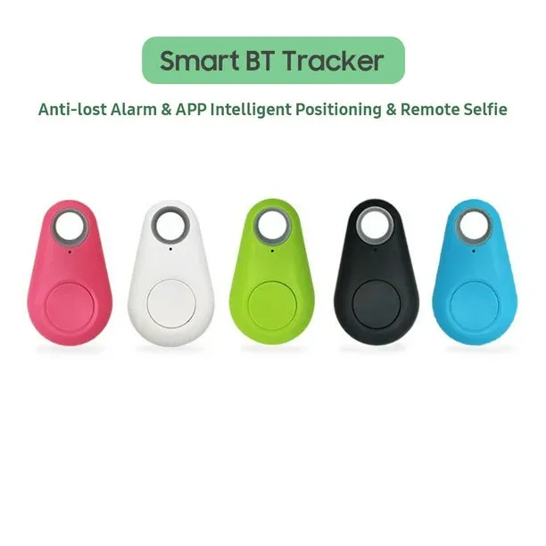 NEW Set of 2 Amdohai Smart BT Tracker Anti-lost Alarm Wireless Phone Key Finder APP Intelligent Positioning GPS Mini Tracker, 1 Green & 1 Yellow
