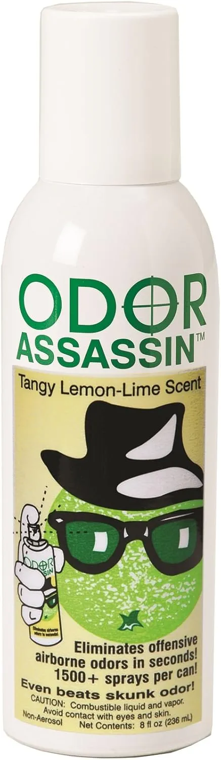 Odor Control Spray, LEMON & LIME scent, Pack of 3