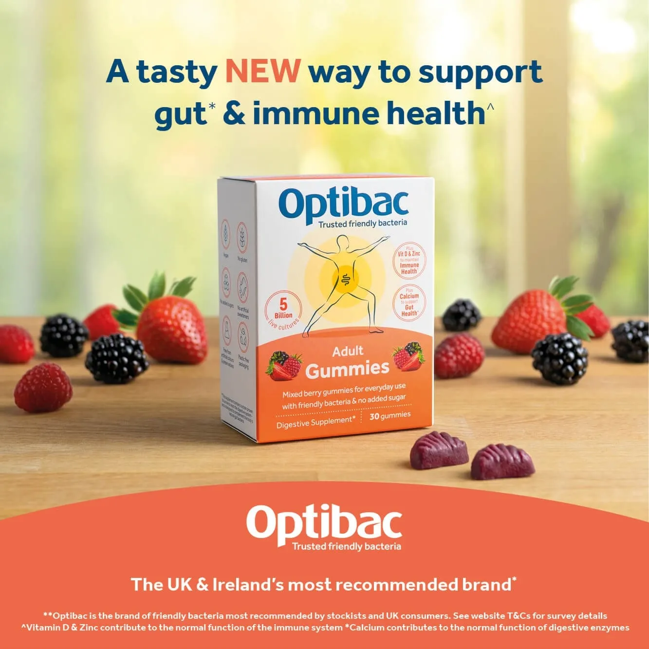 OptiBac Adult Gummies 30