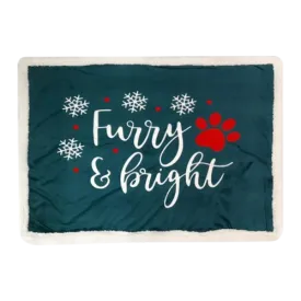 Pawpourri Furry & Bright Xmas Blanket for Dogs