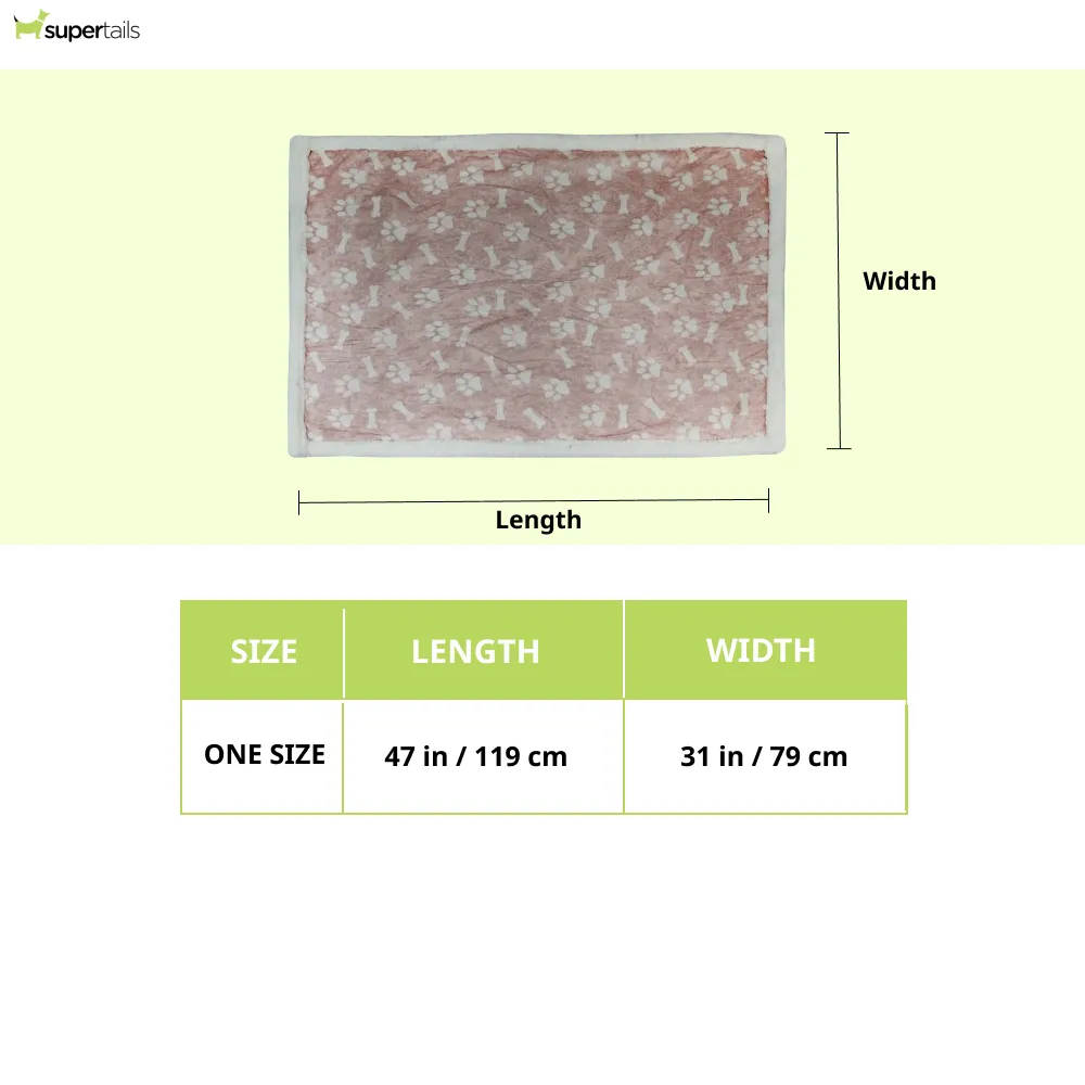 Pawpourri Printed Paw Blanket for Dogs and Cats