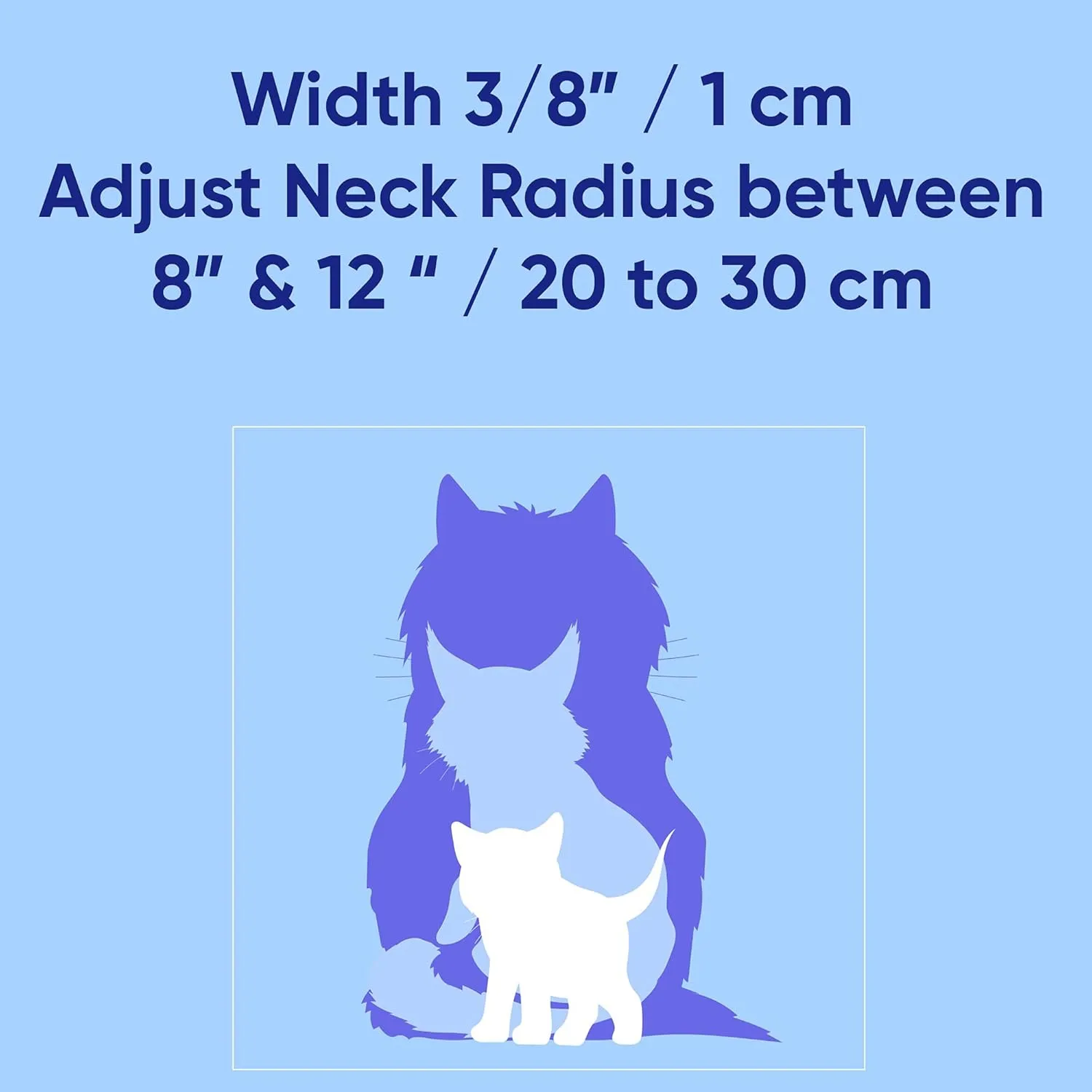 Pawtitas Personalized Cat Collar with Safety Buckle and Removable Bell Cat Collar with Name Phone Number Kitten Adjustable Collar Customized Cat Collar | Teal Reflective Collar for Cats