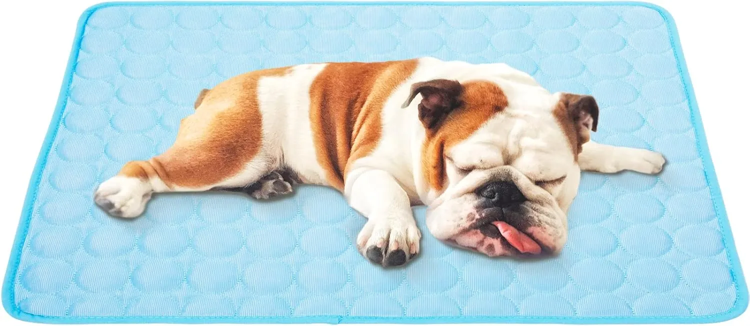 Pet Cooling Mat for Dog Puppy Cat Washable Cooling Pad, Reusable Ice Silk Dog Self Cooling Mat, Pet Sleeping Pad Blanket for Pet Beds Kennels Couches Sofa Floors Car Seats