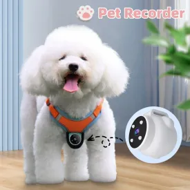 Pet Tracker Collar with HD Camera – Motion Recording for Dogs & Cats