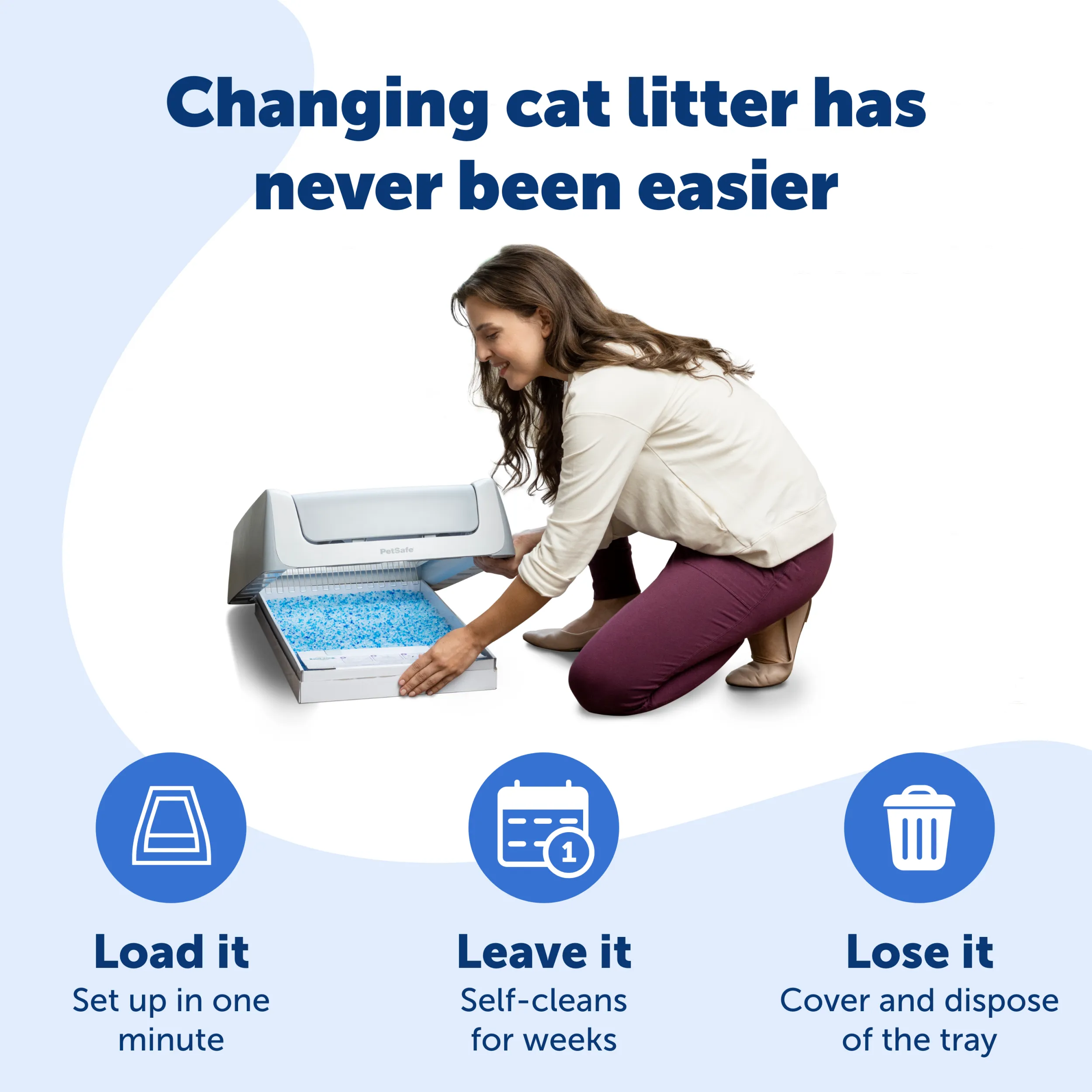 ScoopFree® Crystal Disposable Litter Tray, Sensitive, 1-Pack