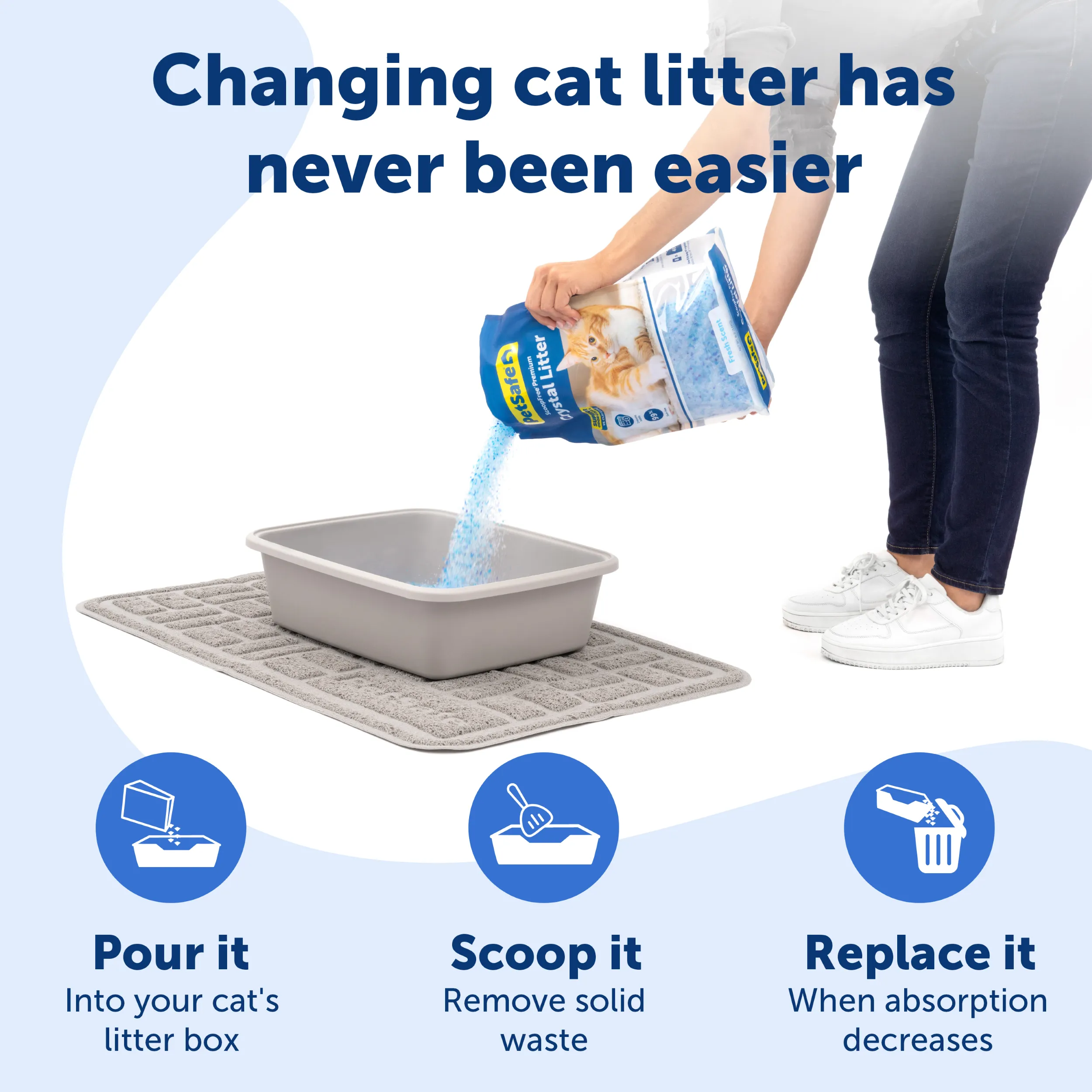 ScoopFree™ Premium Crystal Litter Bag, Fresh Scent, 3.6 kg