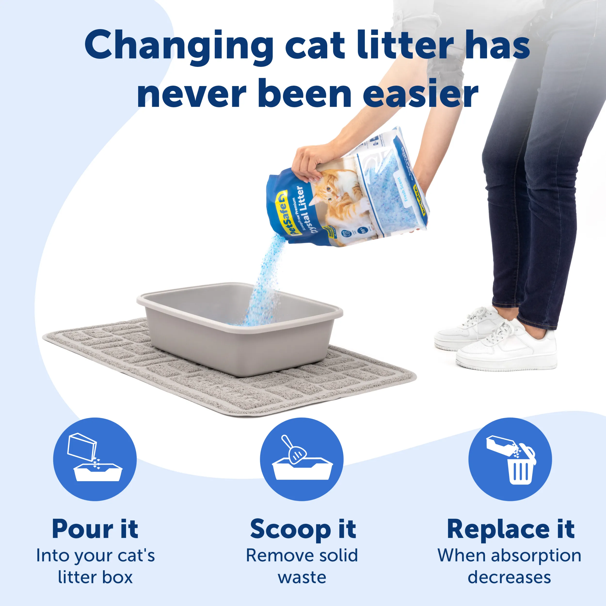 ScoopFree™ Premium Crystal Litter Bag, Fresh Scent, 3.6 kg