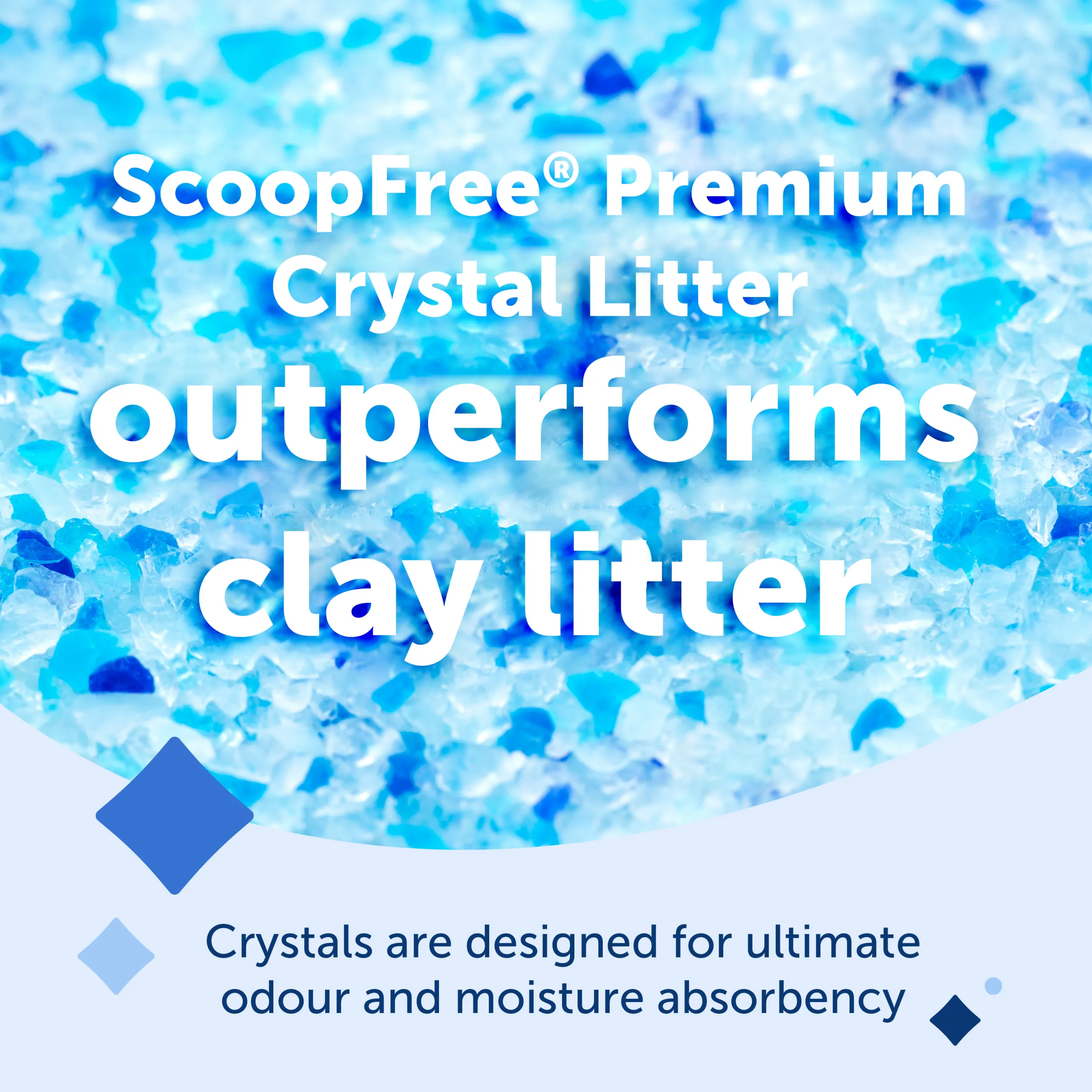 ScoopFree™ Premium Crystal Litter Bag, Fresh Scent, 3.6 kg