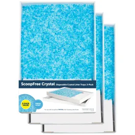 ScoopFree® Replacement Blue Crystal Litter Tray (3-Pack)