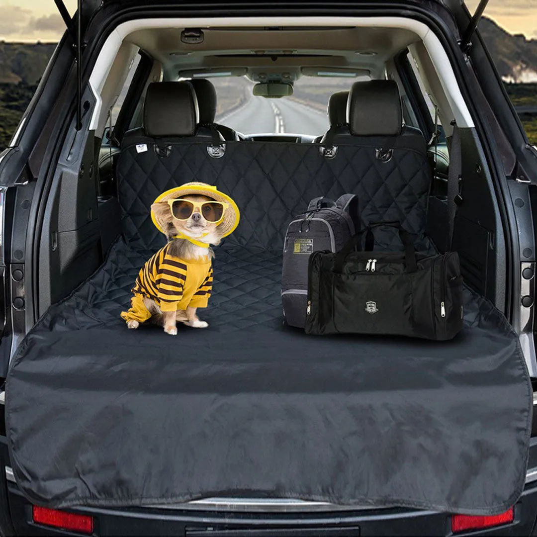 SOGA Premium Car Trunk Pet Mat Cargo Liner Waterproof Seat Cover Protector Hammock Non Slip Pet Travel Essentials