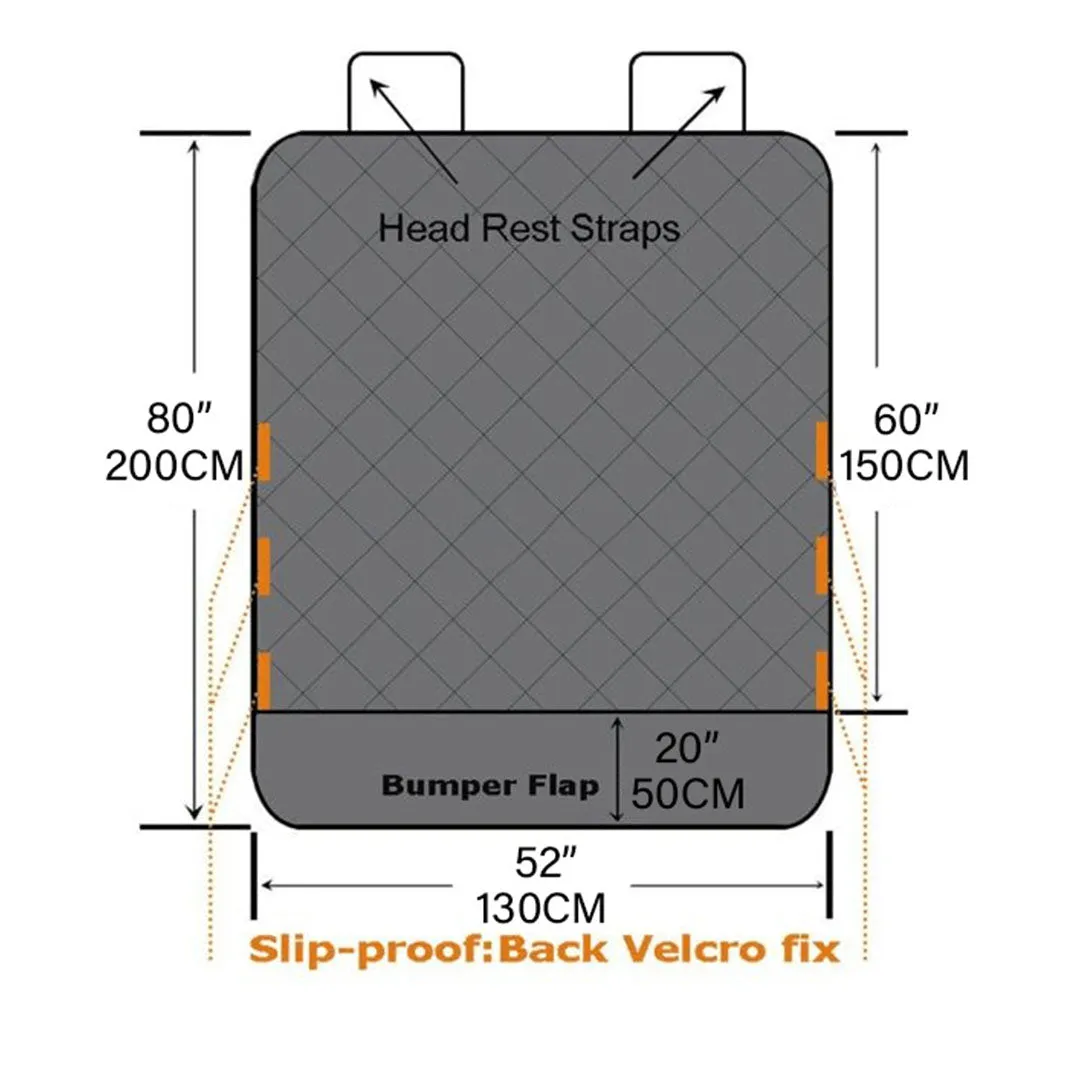 SOGA Premium Car Trunk Pet Mat Cargo Liner Waterproof Seat Cover Protector Hammock Non Slip Pet Travel Essentials