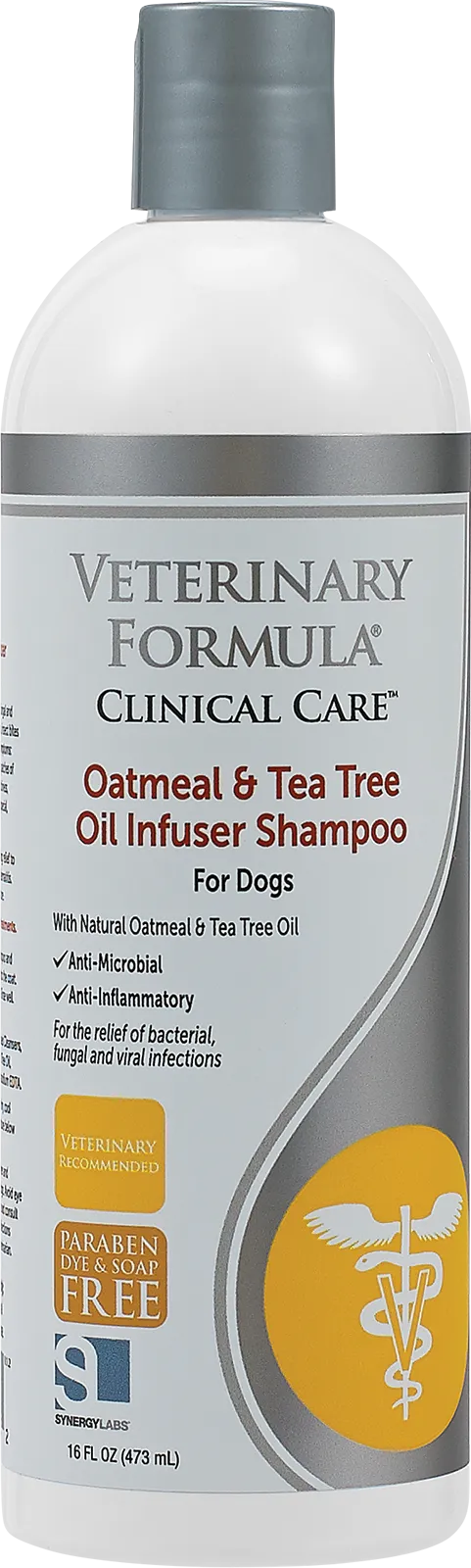 Synergy Veterinary Formula - Oatmeal & Tea Tree Oil Infuser Shampoo for Dogs 16 oz