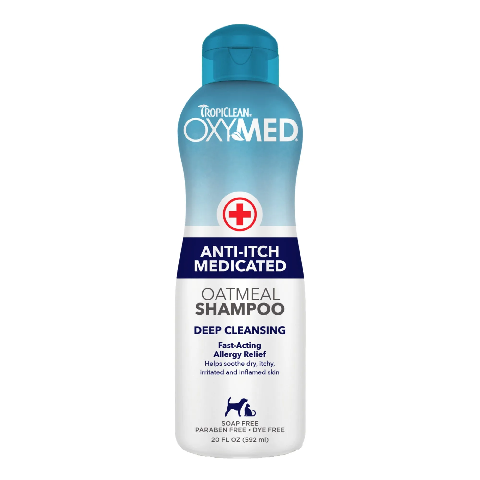 TROPICLEAN OXYMED Anti-Itch Medicated Oatmeal Shampoo