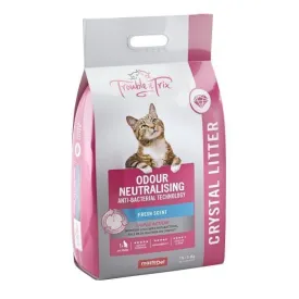 Trouble and Trix Odour Neutralising Anti-Bacterial Crystal Cat Litter 15L/6.4Kg^^^