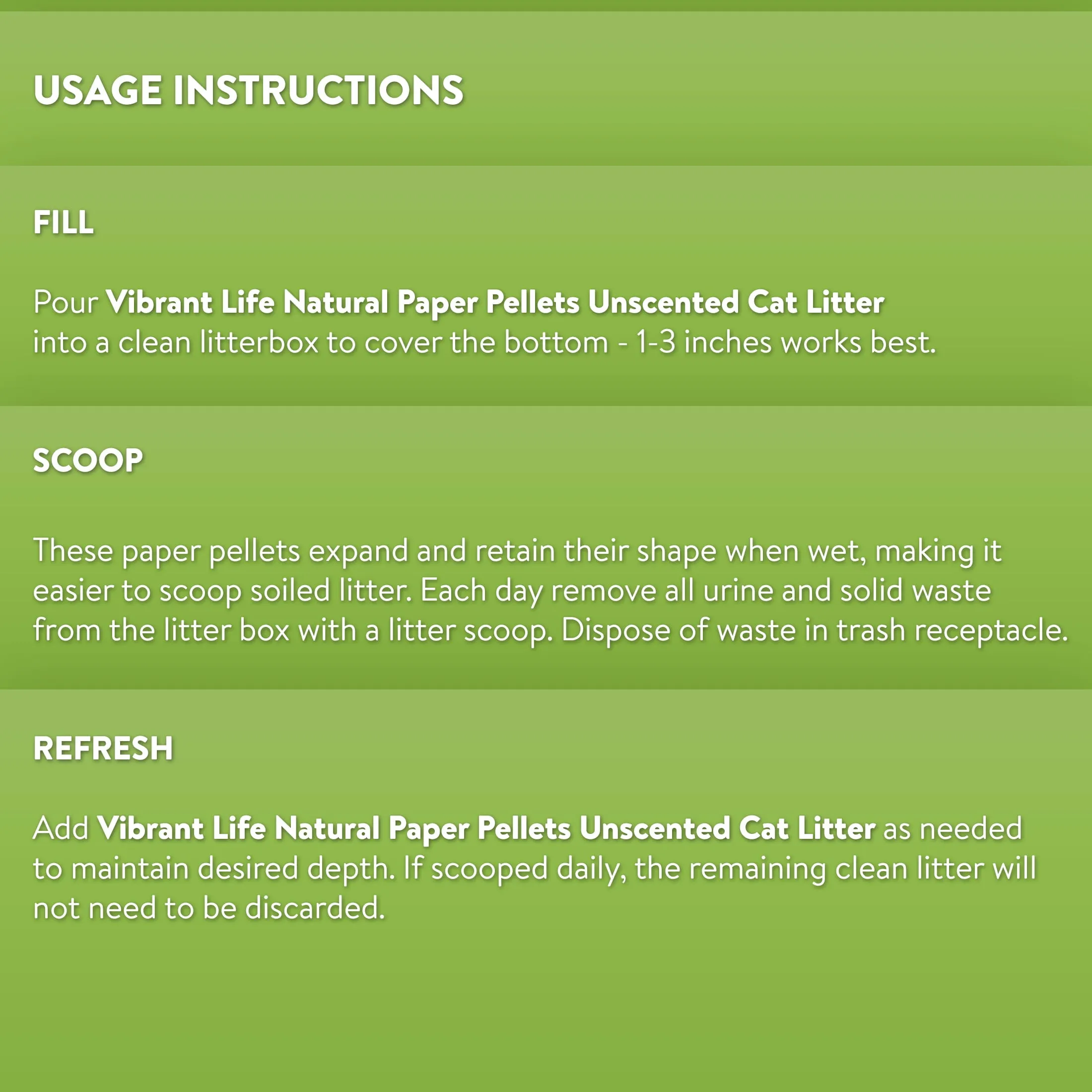 Vibrant Life Mini Crystal Unscented Cat Litter, 8 lb