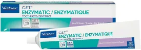 Virbac C.E.T. Enzymatic Toothpaste for Dogs & Cats, 2.5 oz - Beef Flavor