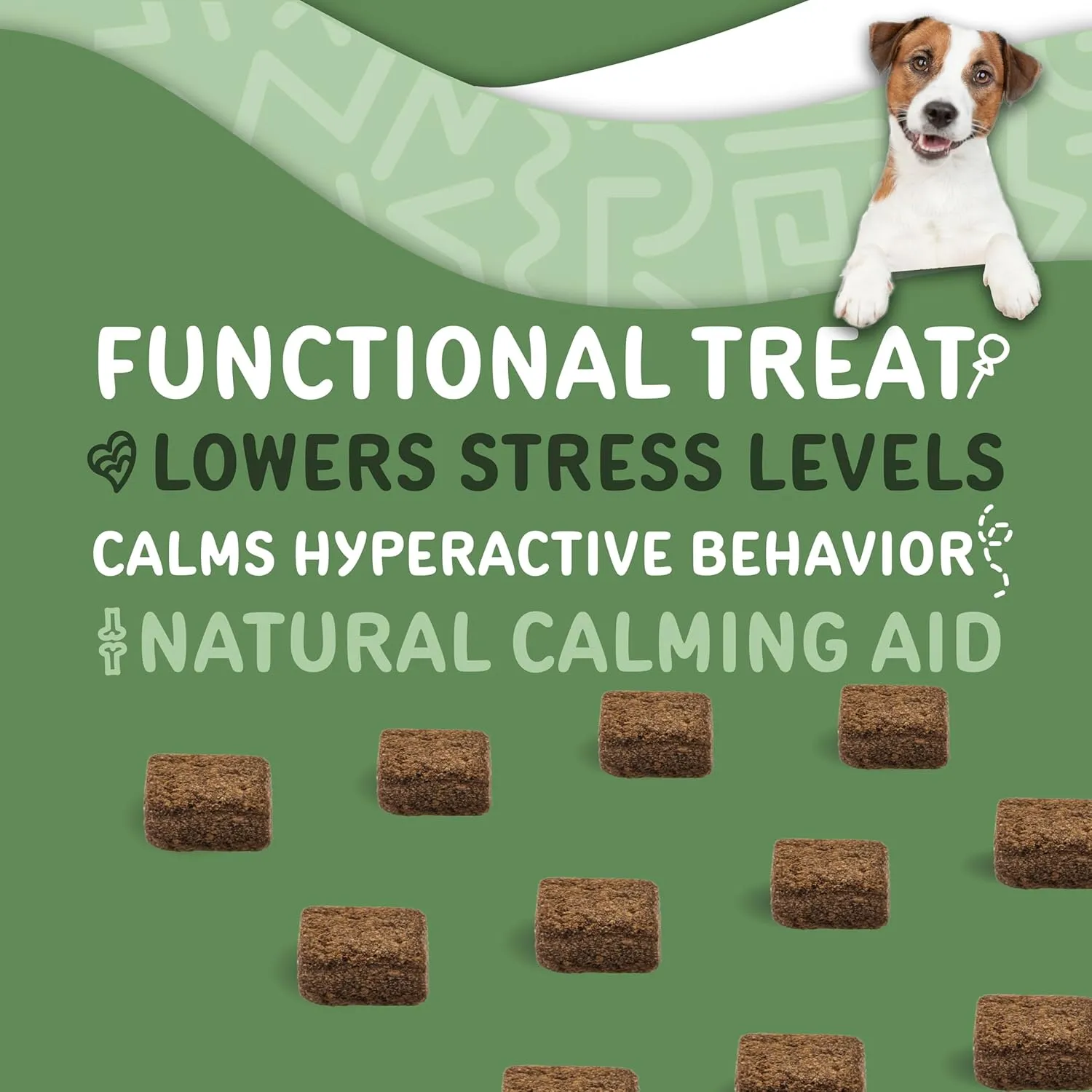 waggedy Calm Max  Calming Chews for Dogs for Balanced Behaviour & Anxiety Relief  Calming Dog Treats for Travel, Fireworks & Separation  Dog Supplements & Vitamins (60 Chews)