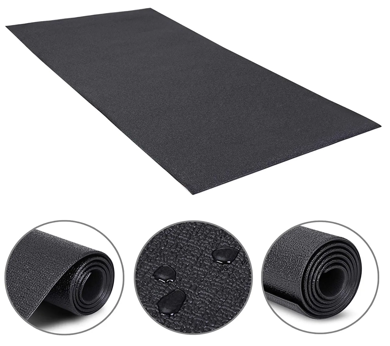 ZENY™ 60x30inch Protective Treadmill Mat Folding Heavy Duty Floor Under Equipment Mat High Density